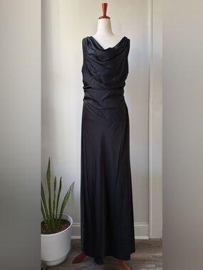 Donna Karan | Dresses | Donna Karan New York Womens Navy Lined Crossover Long Sleeve Gown Dress 6 | Poshmark Donna Karan | Dresses | Donna Karan New York Womens Navy Lined Crossover Long Sleeve Gown Dress 6 | Poshmark